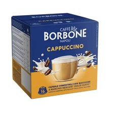 CAPPUCCINO CAFFÈ BORBONE - 16 DOLCE GUSTO COMPATIBLE CAPSULES 14g