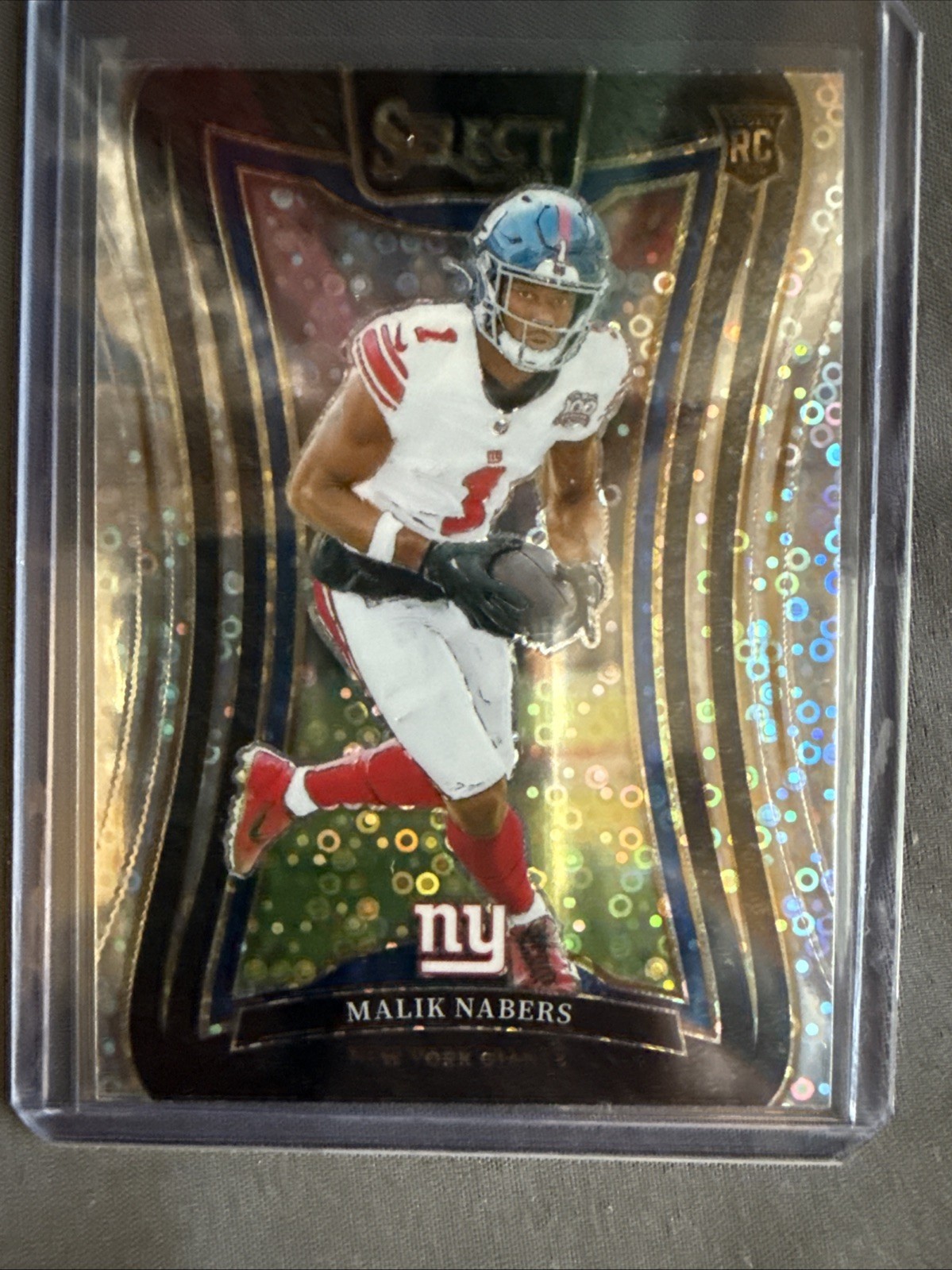 2024 Panini Select - Suite Level Malik Nabers #381 Disco Prizm (RC)