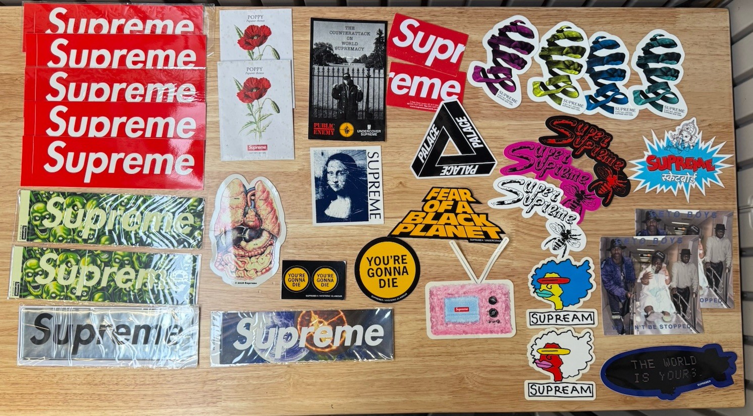 Supreme New York Sticker Collection