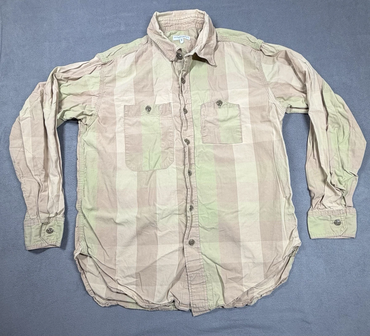 Cotton Long Sleeve Engineered Garments Casual Button-Down Shirts