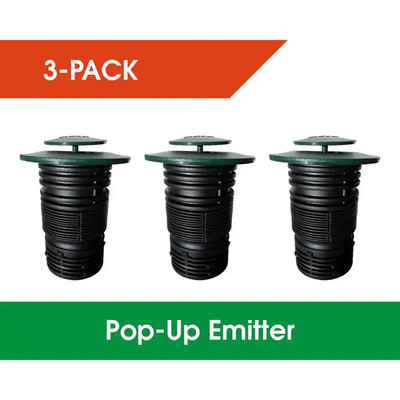 Pop-Up Drainage Emitter with Flexible Elbow for 4 In. Drain Pipes (3-Pack)