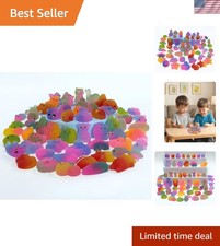 Vibrant Gradient Mochi Squishies - 50 Count for Fun Stress Relief  Party Favors