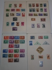 HONGRIE LOT 56 TIMBRES POSTE AERIENNE NEUFS ET OBLITERES ANCIENS. BONNE VALEUR