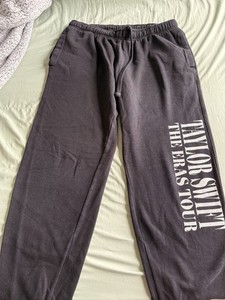 Taylor Swift The Eras Tour Black Sweatpants Joggers Music Merchandise