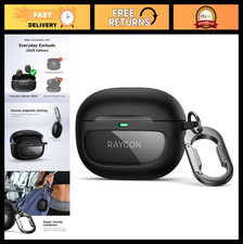 Shockproof Magnetic Case for Raycon Everyday Earbuds, Protective Cover with Cara