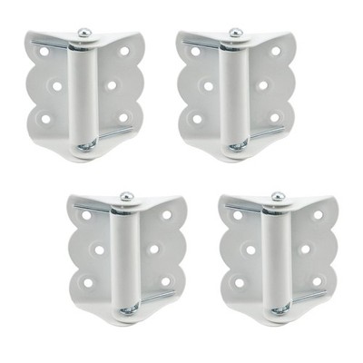T Tulead 4 PCS Spring Loaded Hinges White Auto Close Door Hinges Self Closing...