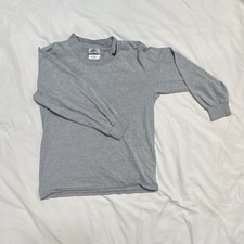 Nike Men's Gray Long Sleeve Crew Neck T-Shirt Size M Made in USA