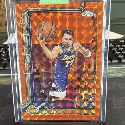 Topps Chrome Luka Dončić Los Angeles Lakers #2 Serial Numbered 05/25