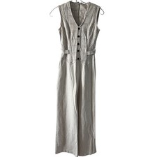 Vtg 60s 70s Jumpsuit Bell Bottom One Piece Leisure Jump suit Disco Mod Womens 9