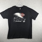 Harley Davidson Shirt Mens XL Black San Francisco CA Dealer Back Graphic Motorcy