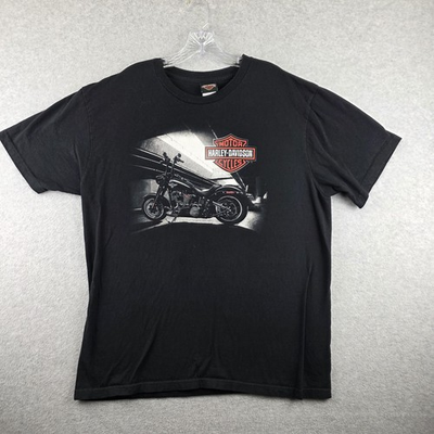 #ad Harley Davidson Shirt Mens XL Black San Francisco CA Dealer Back Graphic Motorcy $28.99
