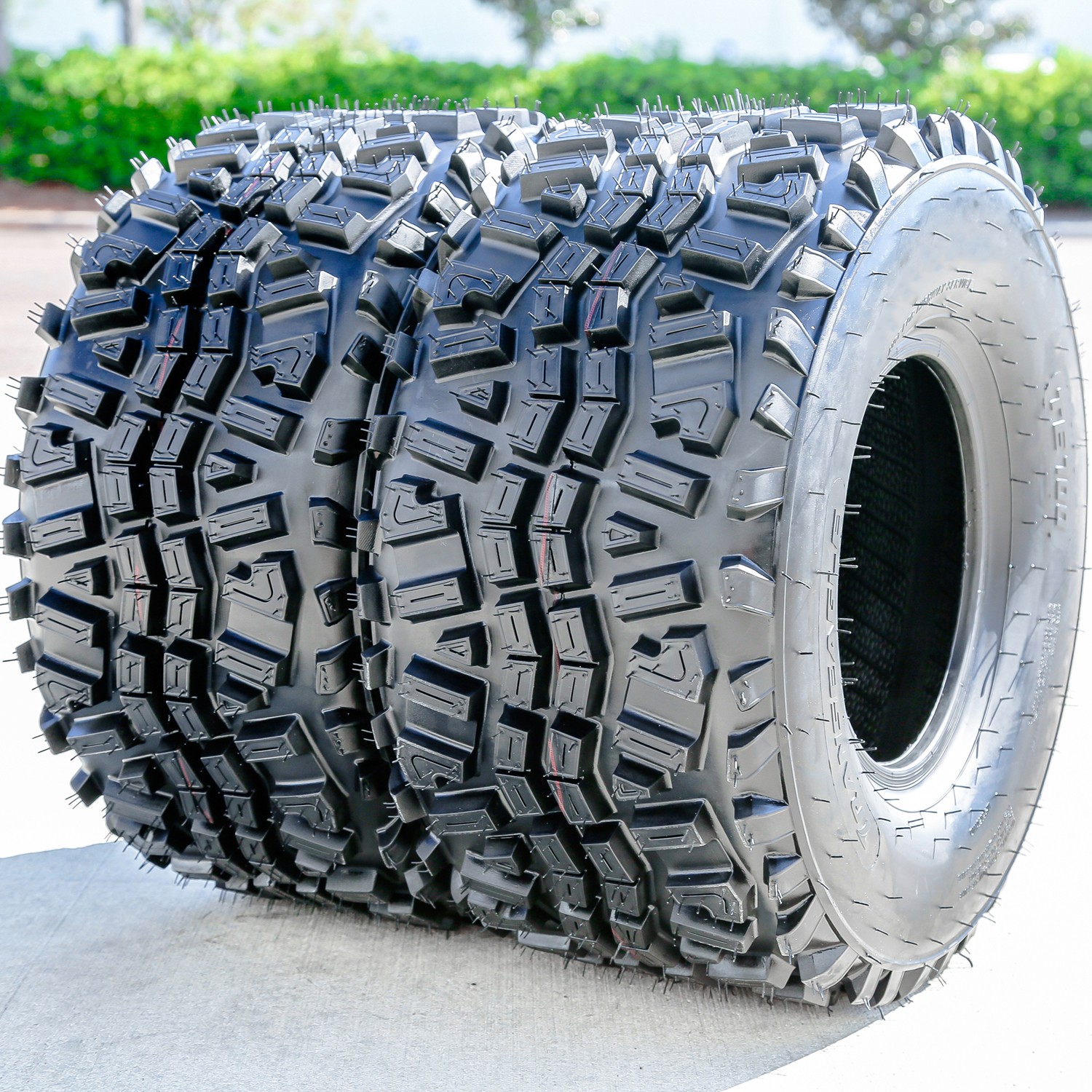Kenda Bear Claw EX K573 ATV 6 PLY Tires Set, 22x7-10 F and 22x11-10 R (4 Pack