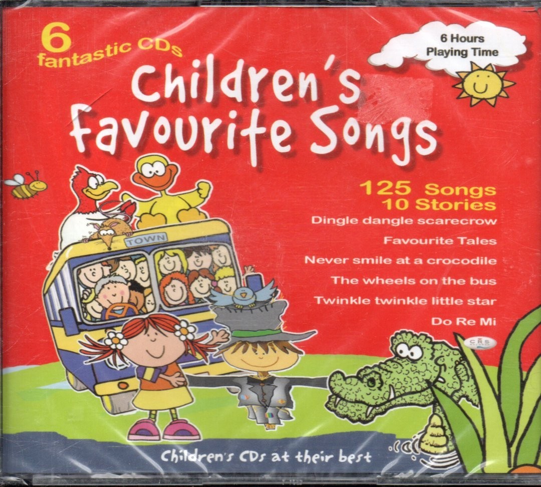 CHILDREN'S FAVOURITE SONGS - 6xCD Album *NEW & SEALED (cracks in case)*