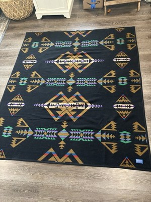 Vtg Beaver State Pendleton Woolen Mills Native Print 63