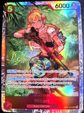 Hibari OP11-010 SR ONE PIECE Tcg Card Game NM RED