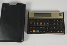 VTG Hewlett Packard HP 12c Calculator Real Estate Banking Finance w/ Case WORKS