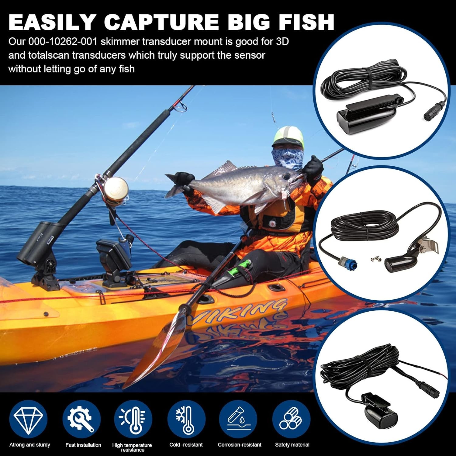 For Lowrance Skimmer Transducer Mount For DSI Unit Transom Bracket 000-10262-001