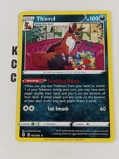 Thievul 105/203 Regular Evolving Skies Pokemon TCG