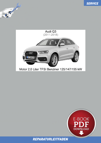 PDF Audi Q3 (2011-2018) Reparaturanleitung Motor 2,0 Liter Tfsi 170/200/211 PS-image