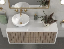 Sink - Glacier Bay Zale 16 in. Round Vitreous China Vessel Sink in White