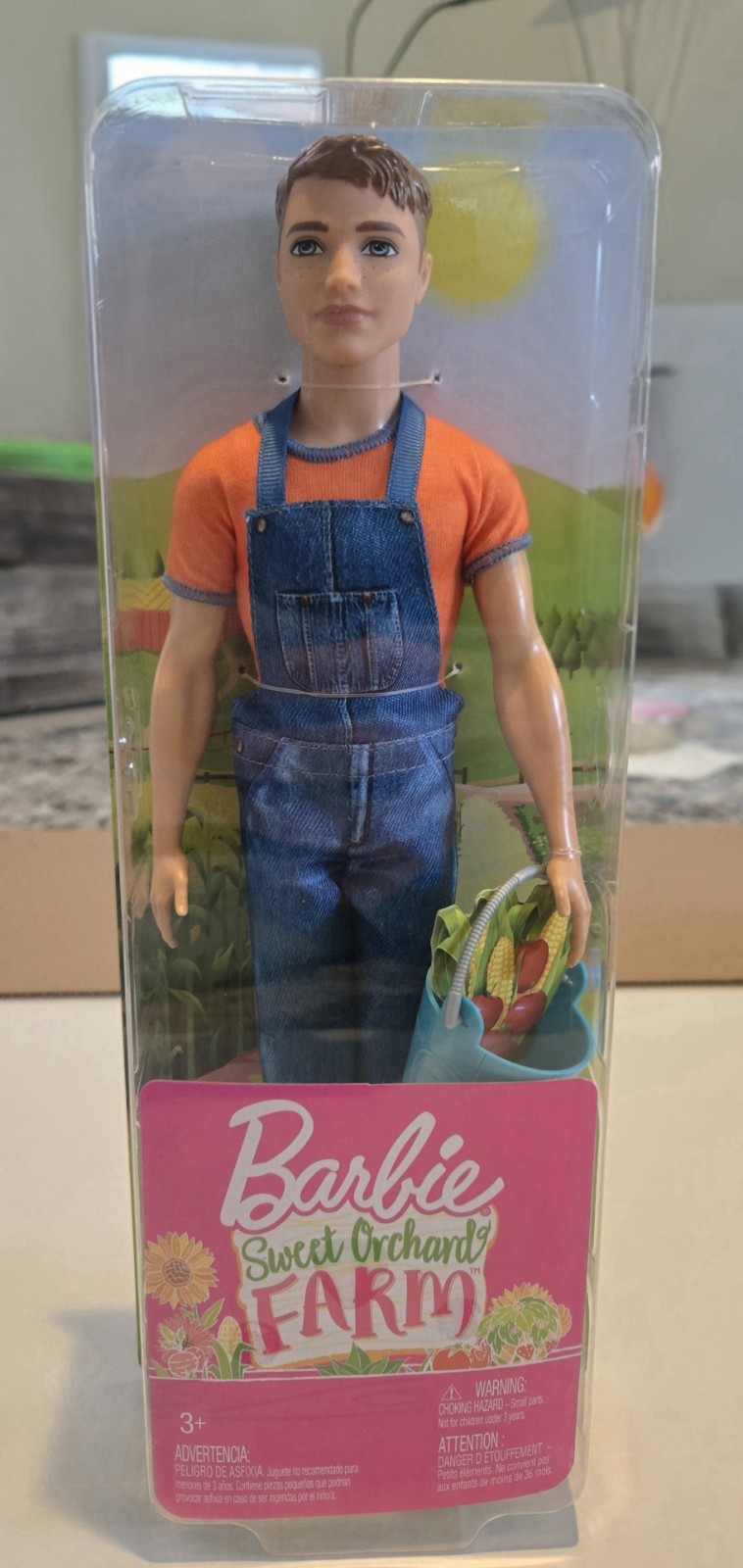 2018 Mattel Ken Farm Doll Toy Barbie Sweet Orchard NEW UNOPE