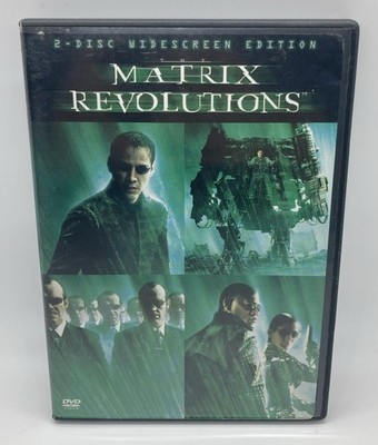 The Matrix Revolutions DVD 2003 2-Disc Widescreen Edition Keanu Reeves Sci-Fi