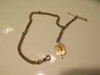 ANTIQUE 1931 George Washington Univ 14K GOLD ORDER of COIF Watch FOB Engraved — photo 4