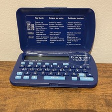 Vintage 1999 Franklin TWE-106B 5-Language European Translator New Battery