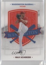 2021 Panini Chronicles America's Pastime Red 50/75 Max Scherzer #21 1i3m