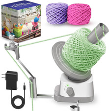 Yarn Winder, Electric Yarn Ball Winder for Crocheting, Efficiently Cake with Str