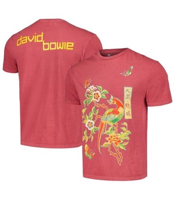 NEW Unisex David Bowie Serious Moonlight Tour Washed Graphic Reprint Shirt Siz L
