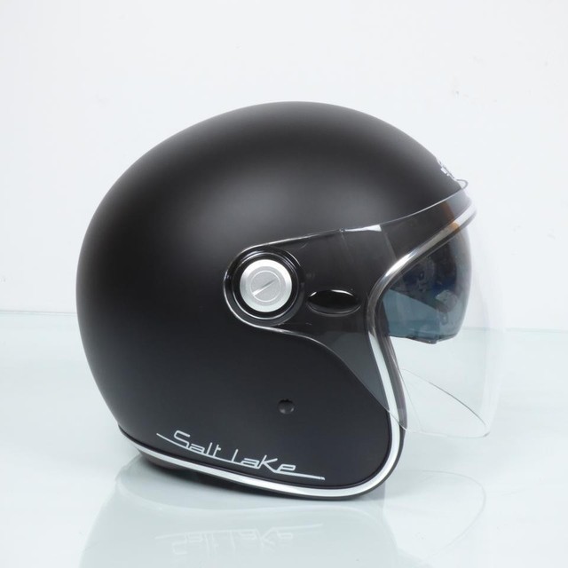 Casque jet Torx pour Deux Roues Torx Taille XS Salt Lake Black Mat / 53-54cm