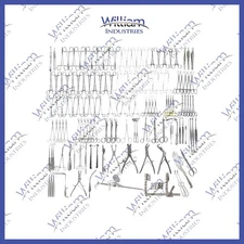 140 Pcs Chest Surgery Kit Thoracotomy Medium Surgical Instrument Set