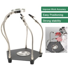 Helping Hands Magnifier Soldering Station Soldering Tool 4 Flexible Arms Help