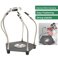 Helping Hands Magnifier Soldering Station Soldering Tool 4 Flexible Arms Help