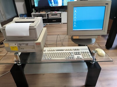 Fujitsu ICL ErgoPro X450 90 computer computer PC win 98 monitor keyboard mouse