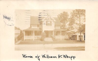 J45/ Providence Rhode Island RPPC Postcard c1927 Home of William Whipp 287