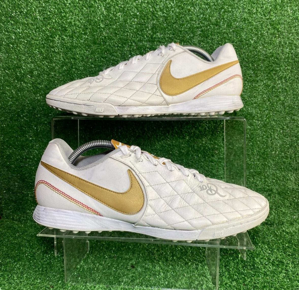 Nike Tiempo X Lunar TF Legend white Gold Indoor R10 Nike Tiempo X Lunar TF Legend white Gold Indoor R10
