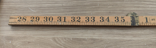 DRAPER - WOOD & BRASS - 505- RULER 36" - Picture 11 of 12