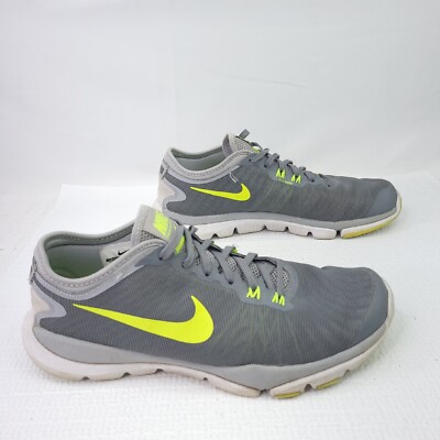Nike Flex Supreme TR 4 819026 Gray Running Shoes Athletic Sneakers Size 8.5