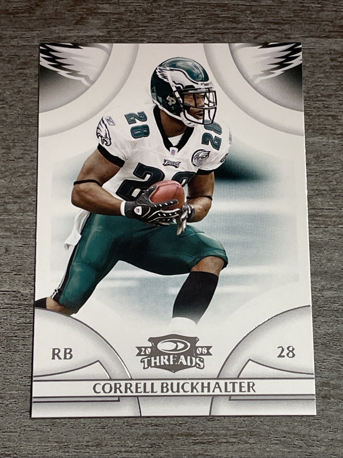 Correll Buckhalter 2008 Threads Eagles #32  *L604*