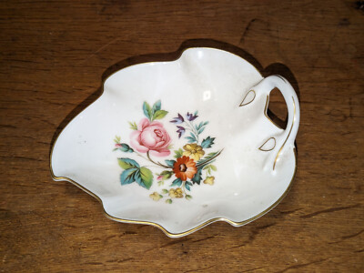 tolle Porzellan Hutschenreuther Schale Achenbecher bemalt Blumen