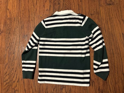 Limited Edition Canterbury for J Crew Rugby Shirt - Green/White Size 8 Years - Picture 4 of 6