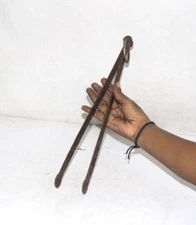 Antique Iron Kitchen Equipment's Tools Tongs, Cooking Holder Easy Gripping 10457