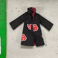PB-R-ITA: 1/12 scale Akatsuki fabric robe for Bandai SHF Itachi Action Figure