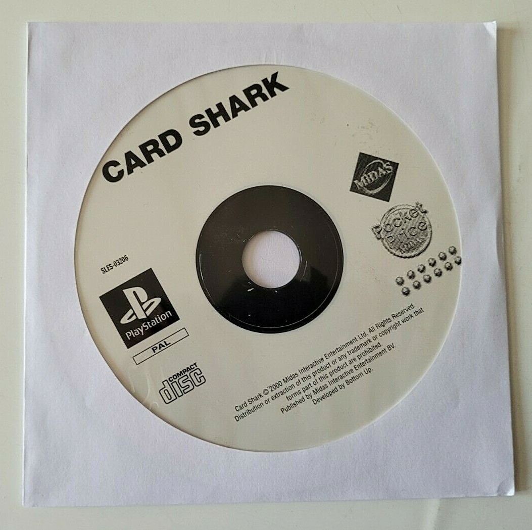 *CD Seul* - Card Shark - PlayStation 1 PS1 - PAL