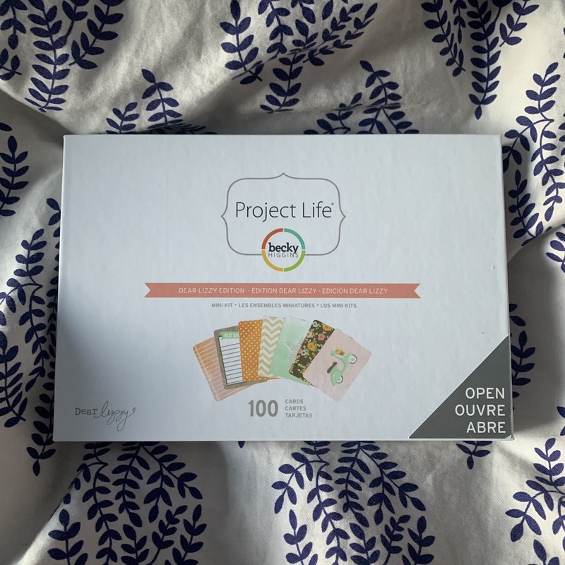 NEW Project Life Becky Higgins Dear Lizzy Edition Mini Kit 100 Scrapbook Cards