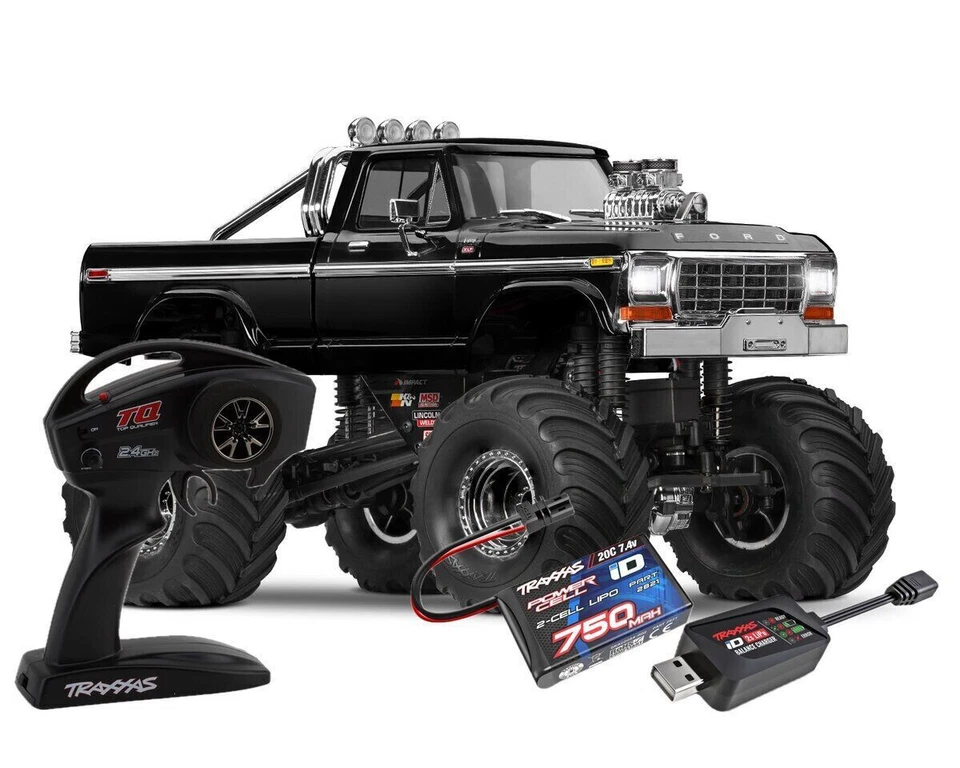Traxxas TRX 98044 1 BLK Ford F150 4x4 Monster Truck schwarz 1:18 TRX-4MT NEU - Bild 2 von 4