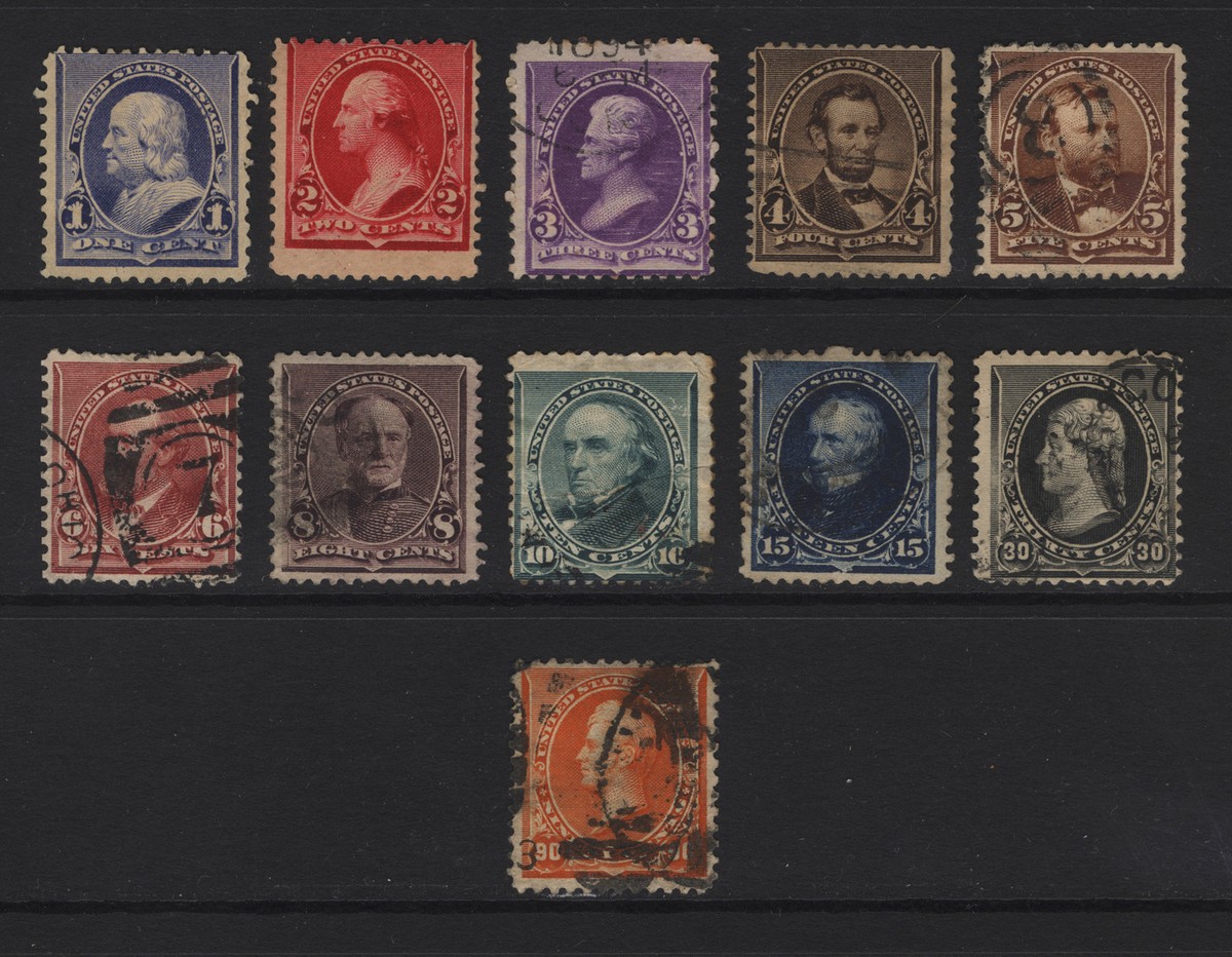 219-229 1c-90c 1890-93 M&U Set 11 items | eBay