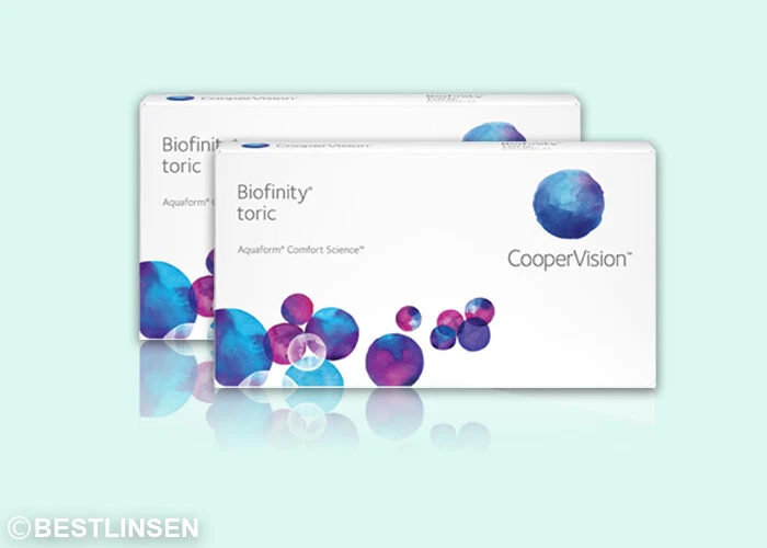 Biofinity Toric for Astigmatism Torische - 2x6 Stück Monatslinsen Cooper Vision
